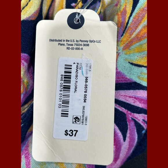 St. John's Bay - Women's Mid-Rise Skort - Floral - 4 - Picture 10 of 16